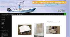 Desktop Screenshot of boatconsolesandbaitwells.com